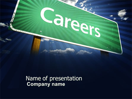 Careers Presentation Template, Master Slide