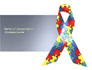 Autism Awareness Ribbon slide 1