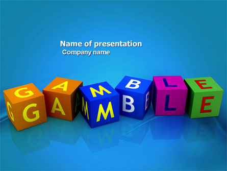 Gamble Presentation Template, Master Slide