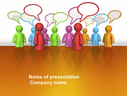 Talk Presentation Template, Master Slide