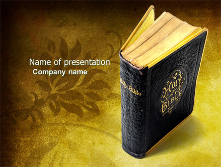 Christian Bible Presentation Template, Master Slide