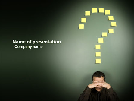 Crisis Presentation Template, Master Slide