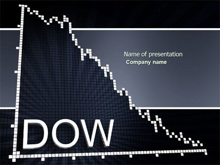 Dow Jones Index Presentation Template, Master Slide