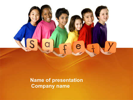 Eurosafe European Child Safety Alliance Presentation Template, Master Slide