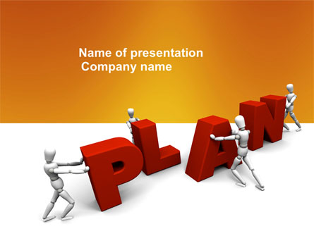 Plan Presentation Template, Master Slide