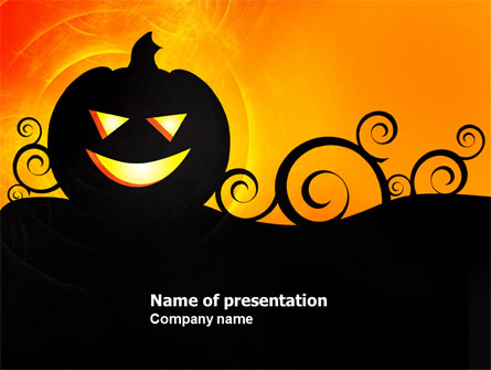 Halloween is Near Presentation Template, Master Slide