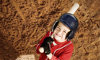Little Baseball Player Presentation Template