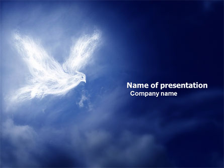Peace Dove Presentation Template, Master Slide