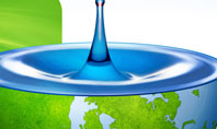 Blue Water Of A Green Planet Presentation Template