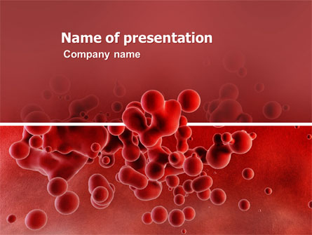 Blood Presentation Template, Master Slide