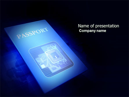 Passport Presentation Template, Master Slide