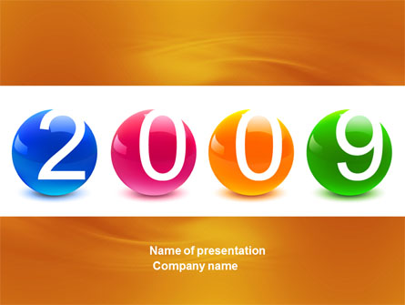 2009 year Presentation Template, Master Slide