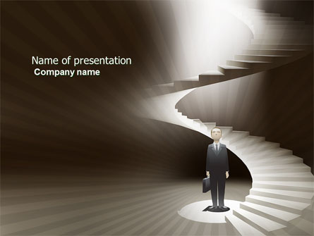 Career Promotion Presentation Template, Master Slide