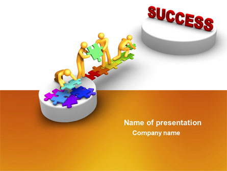 Bridge To Success Presentation Template, Master Slide