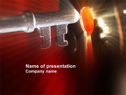 Key to Answer Presentation Template, Master Slide