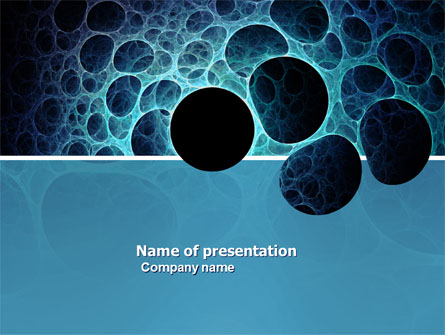 Porous Tissue Presentation Template, Master Slide