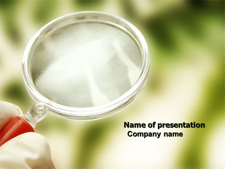 Investigation Presentation Template, Master Slide