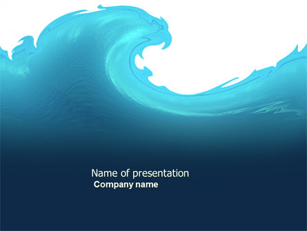 Wave Presentation Template, Master Slide