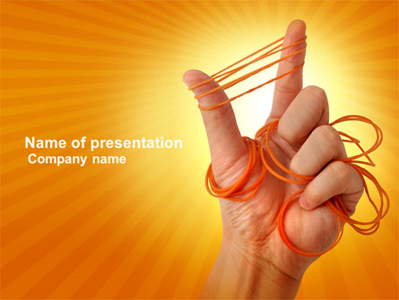 Elastic Band Presentation Template, Master Slide