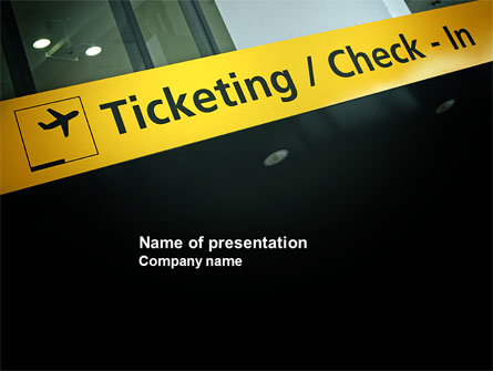 Ticketing Presentation Template, Master Slide