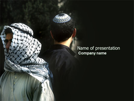 Arab-Israeli Conflict Presentation Template, Master Slide