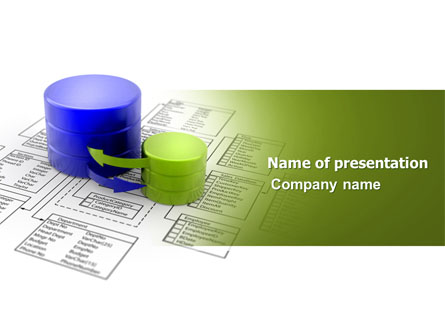 Data Bases Presentation Template, Master Slide