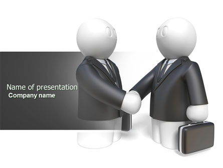 Contractual Agreement Presentation Template, Master Slide