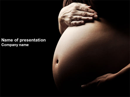Childbearing Presentation Template, Master Slide
