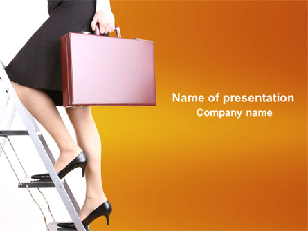 Women's Careers In Business Presentation Template, Master Slide