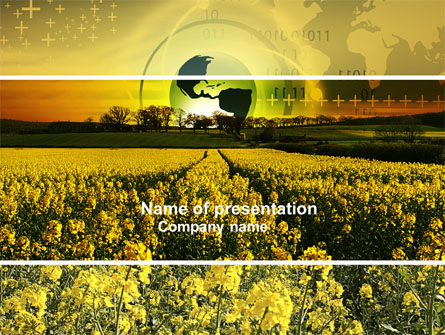 Modern Agriculture Presentation Template, Master Slide