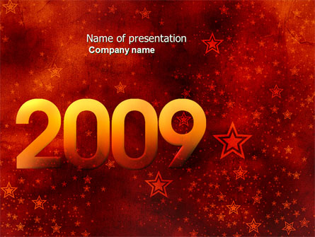 2009 celeb yr Presentation Template, Master Slide