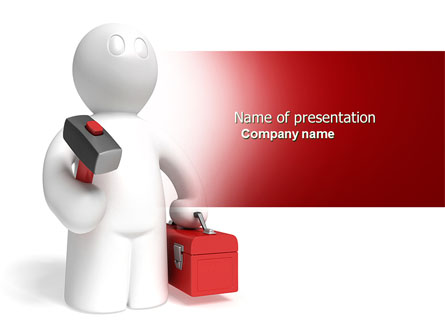 Technical Support Presentation Template, Master Slide