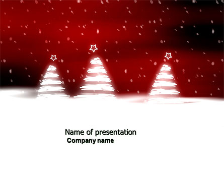 Fir Tree Theme Presentation Template, Master Slide