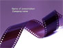 Film Strip In Purple Color slide 1