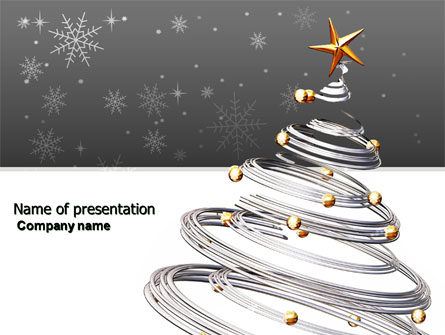 New Year Tree Presentation Template, Master Slide