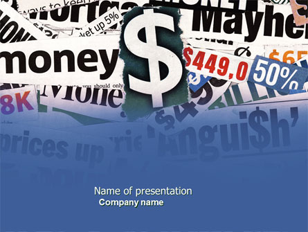 Money Assets Presentation Template, Master Slide