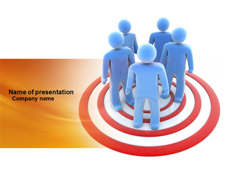 Target Audience Presentation Template, Master Slide