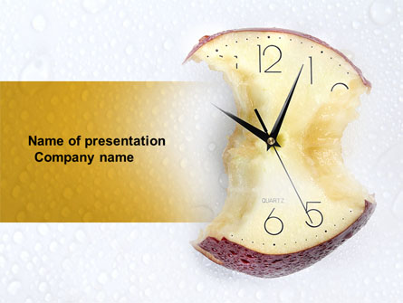 Time's Up Presentation Template, Master Slide