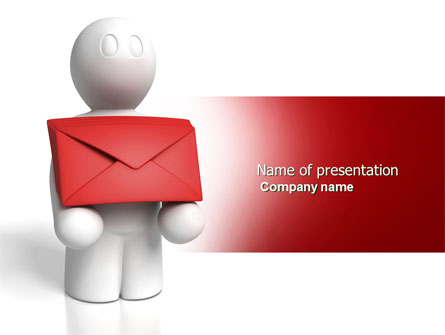Email Delivery Presentation Template, Master Slide