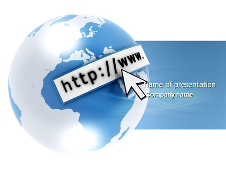 Site Address Presentation Template, Master Slide