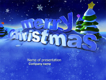 Happy Christmas Theme Free Presentation Template, Master Slide