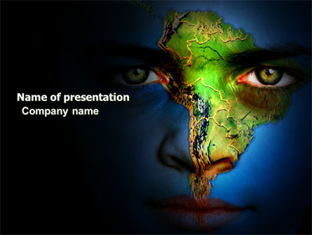 South America Presentation Template, Master Slide