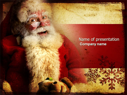 Santa Claus Free Presentation Template, Master Slide