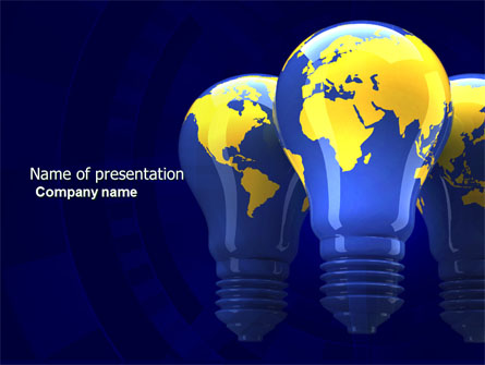 World Energy Presentation Template, Master Slide