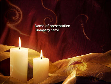 Candle Light Presentation Template, Master Slide
