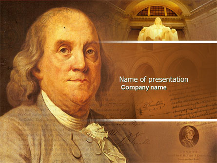 Benjamin Franklin Presentation Template, Master Slide