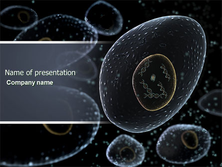 Organic Cells Nucleus Presentation Template, Master Slide