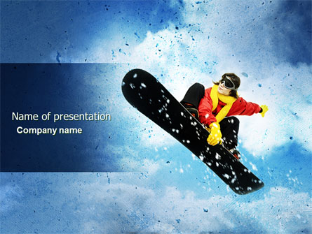 Snowboard Presentation Template, Master Slide