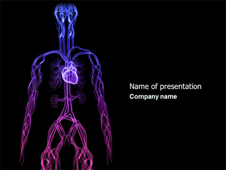 Cardiovascular System Presentation Template, Master Slide