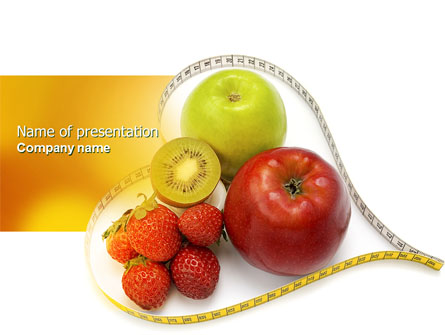 Balanced Nutrition Presentation Template, Master Slide